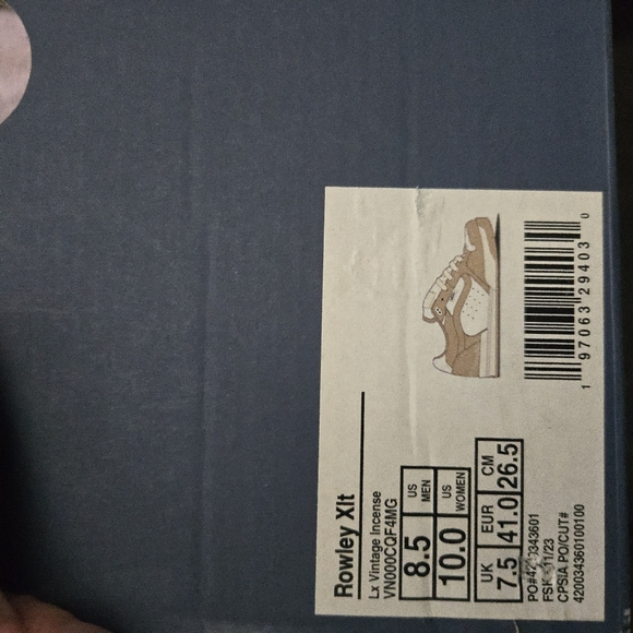 Vans Rowley XLT Premium Men 8.5 LX Vintage Incense Brown White 022026 - Picture 7 of 7